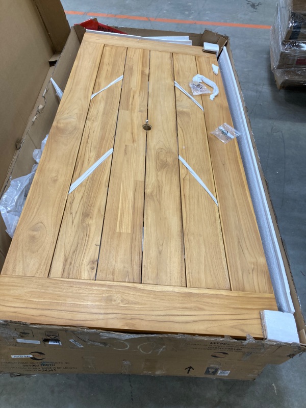Photo 1 of Callahan Teak Dining Table 80 in. W