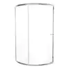 Photo 2 of 38 in. W x 70 in. H Round Sliding Framed Corner Shower Enclosure in Chrome