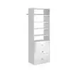 Photo 1 of Premier 25 in. W Classic White Tower Unit Wall Mount 6-Shelf Wood Closet System