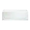 Photo 1 of Kona 54 in. x 30 in. Soaking Bathtub with Left Drain in White