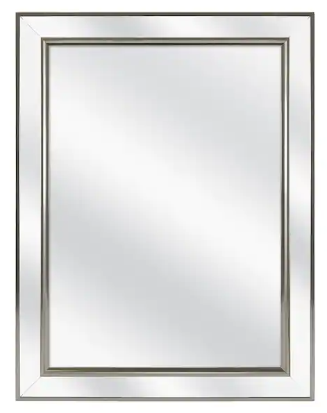 Photo 1 of 20 in. W x 26 in. H Rectangular Medicine Cabinet with Mirror