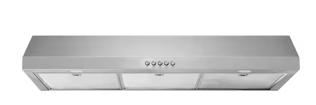 Photo 1 of Caprelo 36 in. 320 CFM Convertible Under Cabinet Range Hood in Stainless Steel with LED Lighting and Charcoal Filter