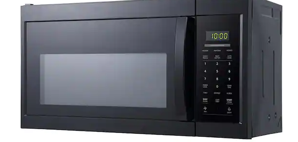 Photo 2 of 1.7 cu. ft. 1000-Watt Over the Range Microwave in Black