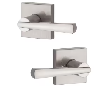 Photo 3 of Baldwin Prestige Series Spyglass Satin Nickel Universal Interior/Exterior Hall/Closet Passage Door Handle*** 4 DOOR HANDLES 