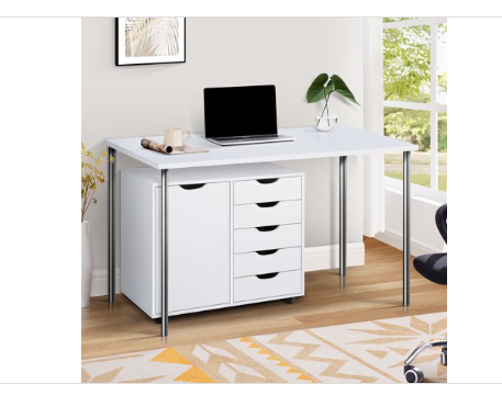 Photo 1 of 5 Drawer Office Storage File Cabinet Under Desk Storage File Cabinets for Home Office Office Organization Filing Cabinet with Wheels Printer Stand