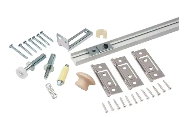 Photo 1 of 24 in. Bi-Fold Door Hardware Set***2