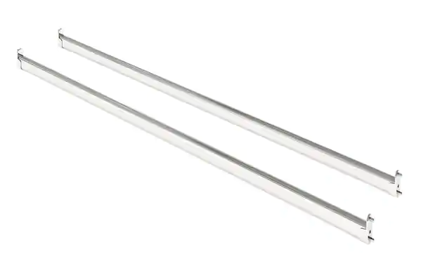 Photo 1 of 35 in. Polished Chrome Closet Rod