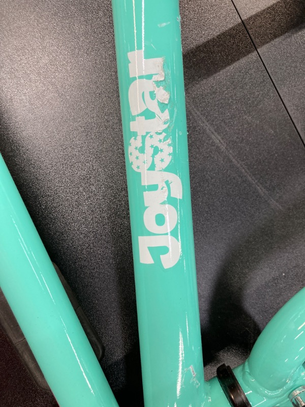 Photo 4 of JOYSTAR Kids Bike for Ages 2-12 Years Old Boys Girls, 12-20 Inch BMX Style Kid's Bikes with Training Wheels, Children Bicycle for Kids and Toddler, MINT GREEN 20" BIKE WITH TRAINING WHEELS  **SCRAPES AND SCRATCHES ON PAINT** SEE PHOTOS FOR MORE INFORMATIO