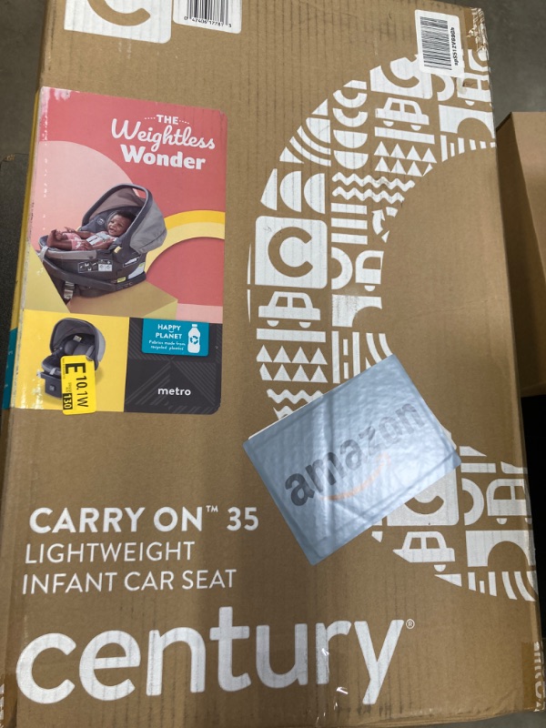 Photo 4 of Century Carry On 35 Lightweight Infant Car Seat, Metro 35 Car Seat Metro
**MANUFACTURE DATE 6/13/2022**