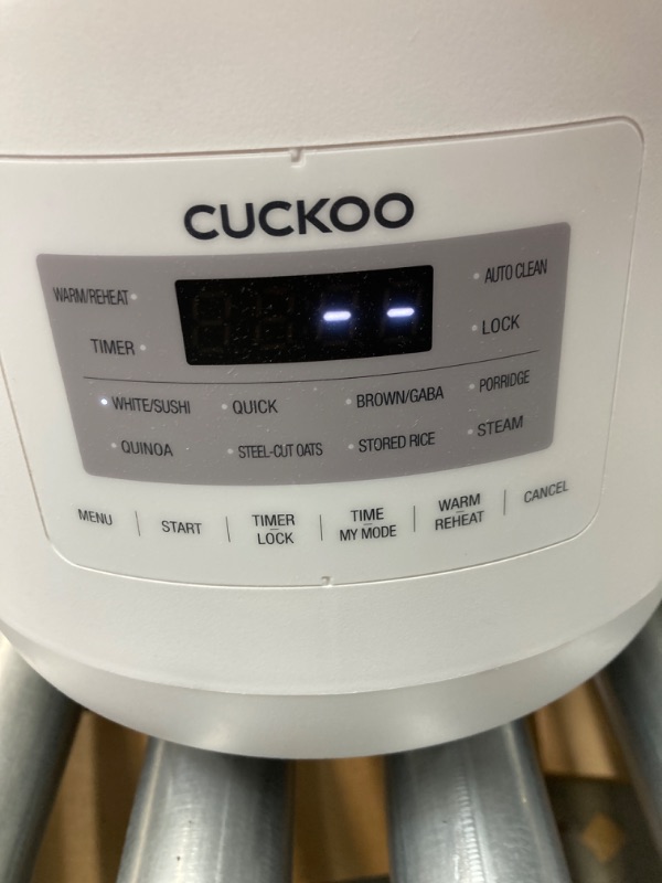 Photo 6 of CUCKOO 6-Cup / 1.5 Qt. (Uncooked) Micom Rice Cooker and Warmer, Steamer basket, 11 Operating Modes: White Rice, Brown Rice & More, Nonstick Inner Pot, Made in Korea, Small Rice Cooker, Multi Cooker, CR-0641F