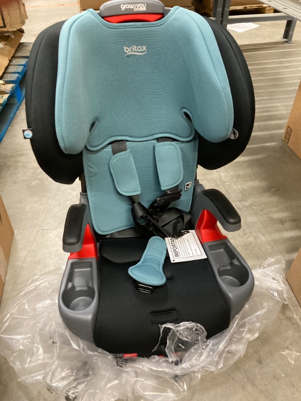 Photo 2 of Britax Grow with You Click Tight Harness-to-Booster, Green Contour Safe Wash Click Tight Green Contour