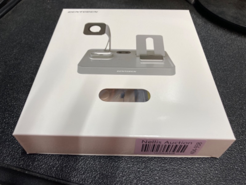 Photo 1 of BENTOBEN 3 in 1 Charging Stand for Apple Watch Series 6/5/4/3/2, Charging Dock Station for iPhone 15 14 13 12 11 SE2 XSMax XR Airpods iPad Tablet Android Smartphone with Pencil Holder, Rose Gold