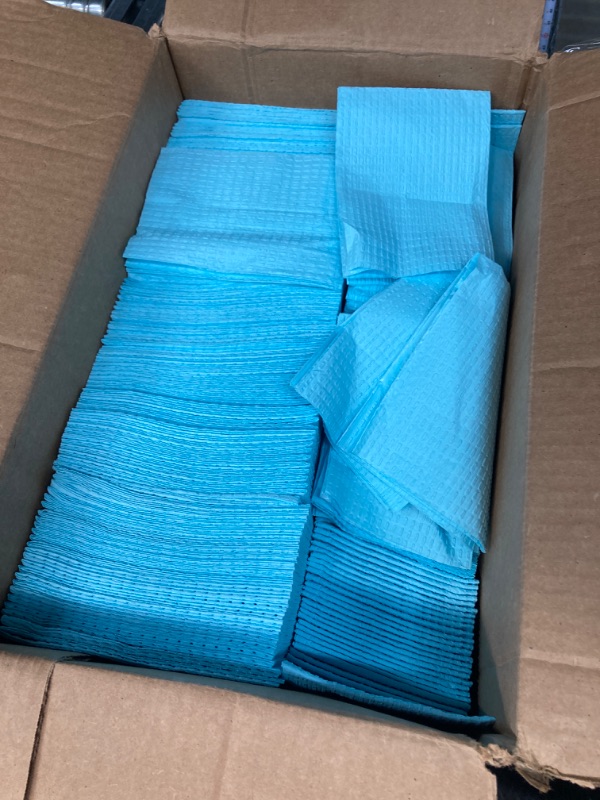 Photo 1 of 
box full of new blue napkins