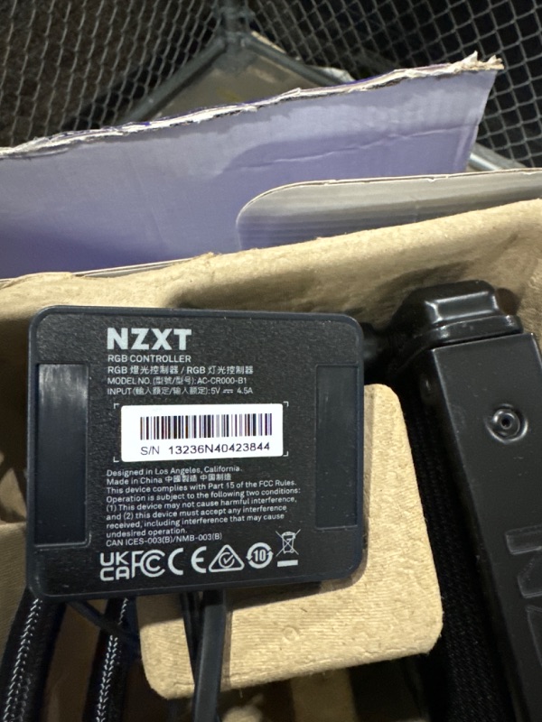 Photo 5 of NZXT Kraken 360 RGB - 360mm AIO CPU Liquid Cooler - Customizable 1.54"" Square LCD Display for Images, Performance Metrics - High-Performance Pump - 3 x F120 RGB Core Fans - Black