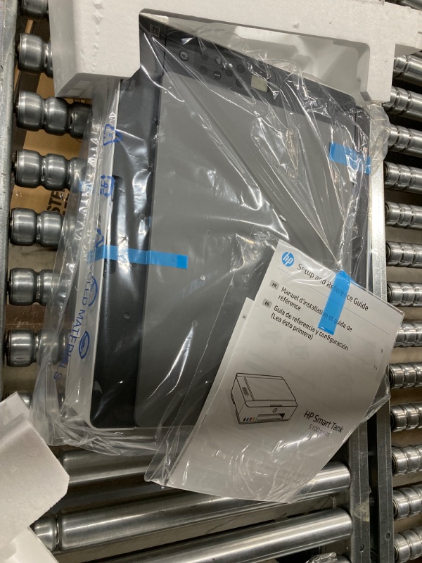 Photo 1 of HP Smart -Tank Plus 651 Wireless All-in-One Ink -Tank Printer, up to 2 Years of Ink in Bottles, Auto Document Feeder, Mobile Print, Scan, Copy, Works with Alexa (7XV38A)