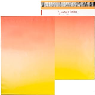 Photo 1 of *** BUNDLE X 5 *** Inspired Mailers - Poly Mailers 10x13-20 Pack - Sunset Ombre - Shipping Bags for Clothing - Large Mailing Envelopes - Shipping Envelopes - Package Bags - Poly Bags 10x13