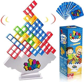 Photo 1 of *** BUNDLE X 2 *** Tetra Balance Tower Stacking Toys,Board Games for Kids & Adults,Balance Game Building Blocks,Perfect for Family Games, Parties, Travel