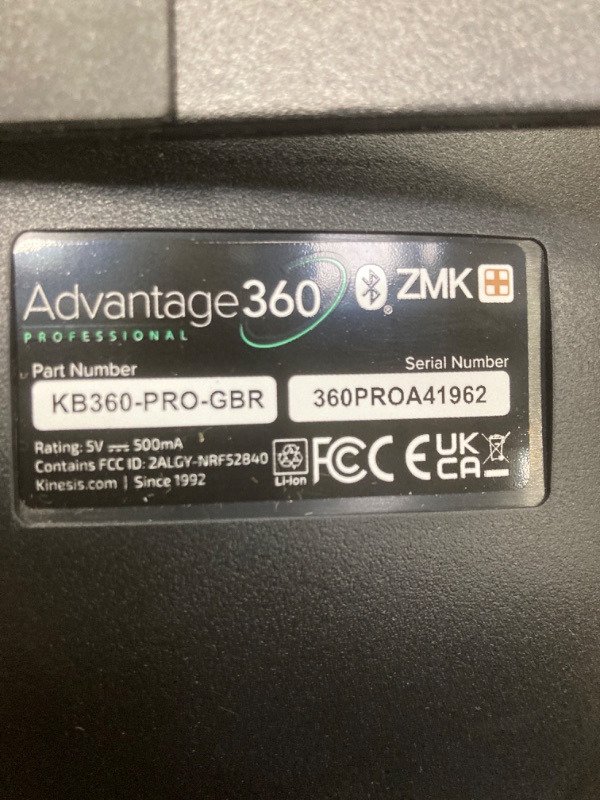 Photo 3 of KINESIS Advantage360 Professional Split Ergonomic Keyboard - Bluetooth | Mechanical Switches | Fully Programmable Open Source | Contoured Shape | Adjustable Tenting | Backlit