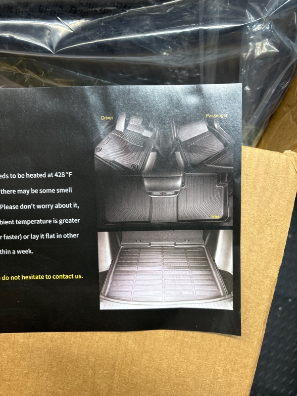 Photo 1 of KELCSEECS Floor Mats Custom for Hyundai Palisade 7 & 8 Seats 2023 2022 2021 2020 Waterproof All Weather Car Mats Heavy Duty TPE Automotive Floor Liners Fit Bench and Bucket Seats 3 Rows Full Set Black Palisade 2020-2023 floor mats