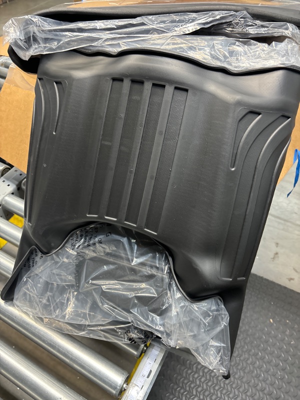 Photo 1 of KELCSEECS Floor Mats Custom for Hyundai Palisade 7 & 8 Seats 2023 2022 2021 2020 Waterproof All Weather Car Mats Heavy Duty TPE Automotive Floor Liners Fit Bench and Bucket Seats 3 Rows Full Set Black Palisade 2020-2023 floor mats