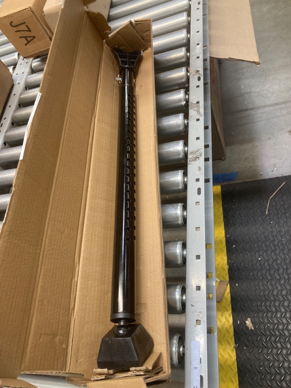 Photo 1 of Amazon Basics 27.5-Inch Adjustable Security Bar - Black, 1-Pack Black Adjustable security bar