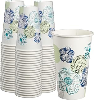 Photo 1 of *** BUNDLE X 2 *** Comfy Package [100 Count -16 oz. All Purpose Everyday Disposable Floral Design Paper Drinking Cups 100 Count - floral 16 oz.