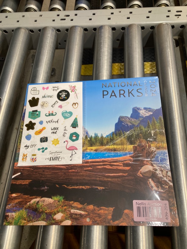 Photo 2 of *** BUNDLE X 2 *** National Parks Calendar 2024 with Sticker Pack, Large 12 x 12 inch Wall Calendar Sticker Pack Included, Gift for Nature Lover