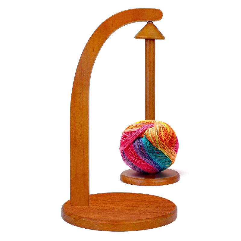 Photo 1 of ***BUNDLE X 2 *** Yarn Holder for Knitting and Crocheting, Wooden Yarn Spinner with Magnetic Smooth Rotation Crochet Ideal Gift for Knitting Lovers