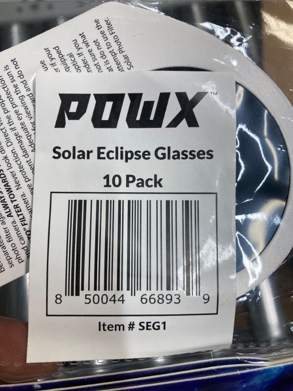 Photo 3 of PowX ISO Certified Glasses 10 pack 
