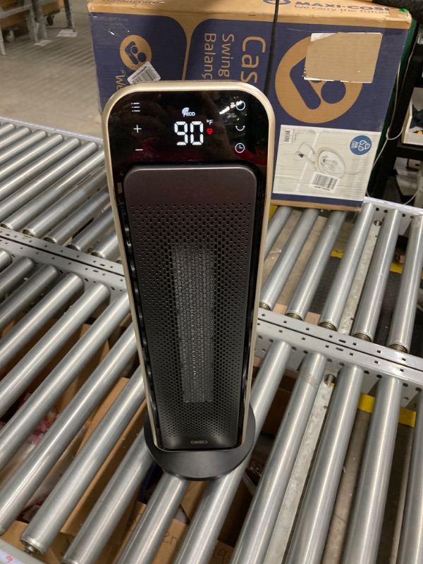 Photo 2 of ***MISSING PARTS*** Dreo Space Heater Indoor, 25" 11.5ft/s Fast Portable Room Heater with Remote and Thermostat, 3 Modes, Overheating & Tip-Over Protection, Electric Heaters for Indoor Use Large Room, Bedroom, Office
