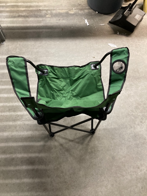 Photo 2 of ***MINOR DAMAGE*** Damei century Portable Camping Chairs Enjoy The Outdoors with a Versatile Folding Chair, Sports Chair, Outdoor Chair & Lawn Chair, Green