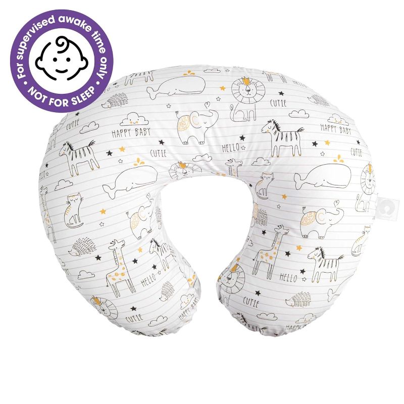 Photo 1 of Boppy Nursing Pillow Original Support, Notebook, Ergonomic Nursing Essentials for Bottle and Breastfeeding, Firm Fiber Fill, with Removable Nursing Pillow Cover, Machine Washable
