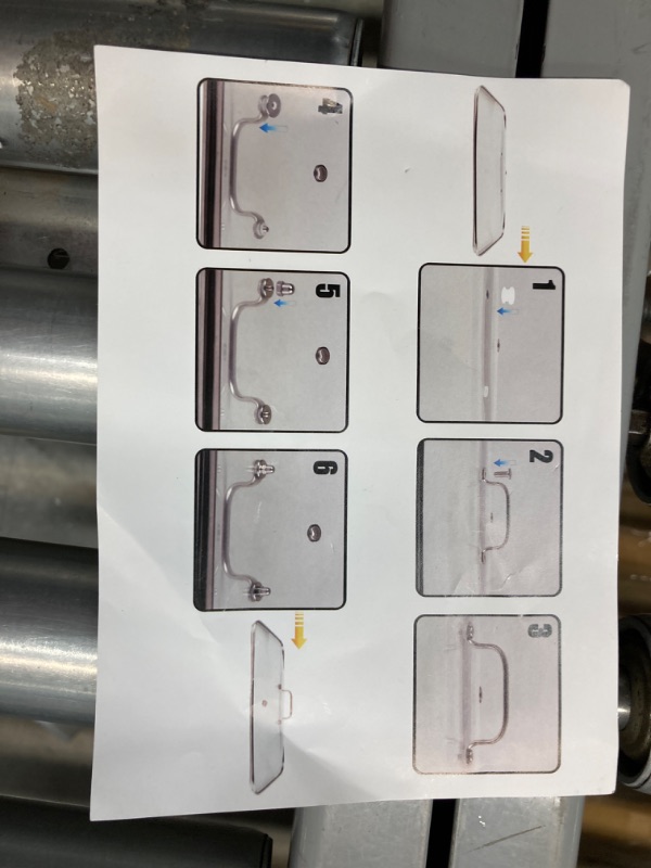 Photo 3 of ***MISSING HARDWARE*** Griddle Glass Lid for Vayepro Stove Griddle, Clear Pot Cover Griddle Cover Accessories,Rectangle Glass Basting, Cheese Melting Dome and Steaming Cover - Best for Use in Flat Top Grill