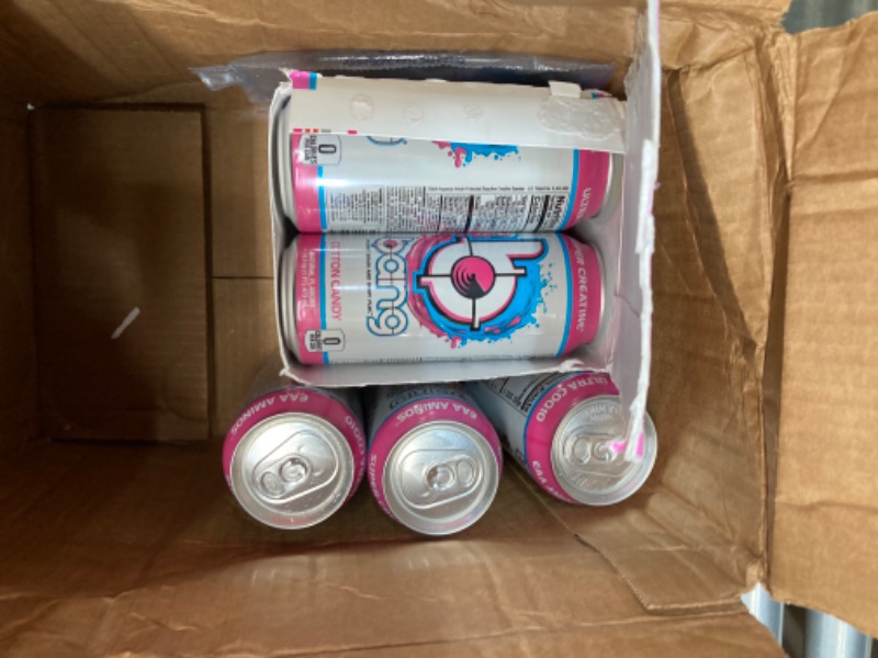 Photo 3 of ***MISSING PARTS*** Bang Cotton Candy Energy Drink, 0 Calories, Sugar Free with Super Creatine, 16oz, 4 Count Cotton Candy 16 Fl Oz (Pack of 8)