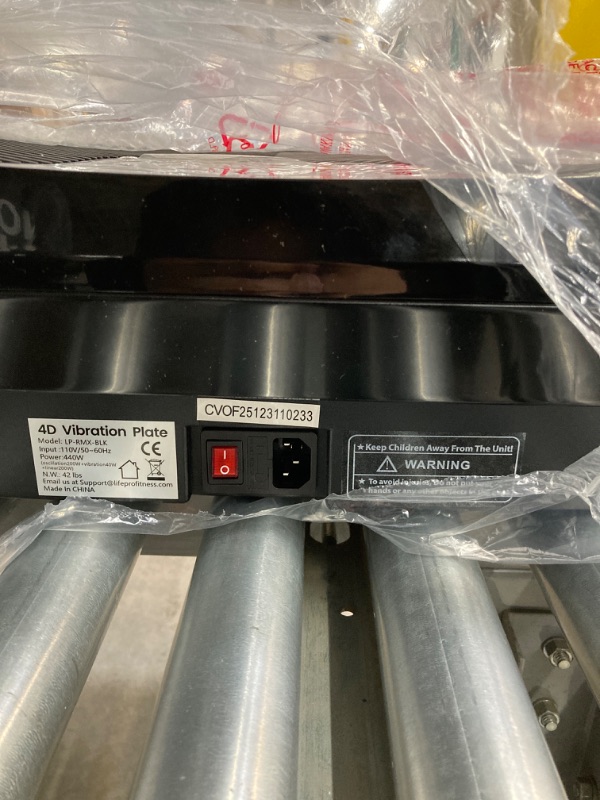 Photo 1 of LifePro Rumblex 4D Vibration Plate Exercise Machine, and Sonic Handheld Percussion Massage Gun Bundle