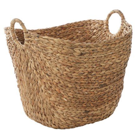 Photo 1 of ***MINOR DAMAGE*** Brown Sea Grass Contemporary Storage Basket, 19 " X 20 " X 18 " - Brown
