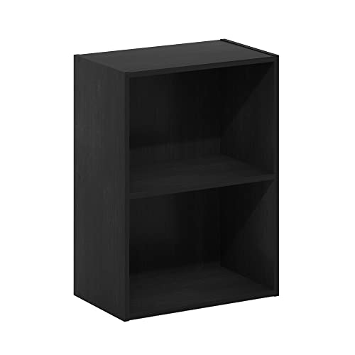 Photo 1 of ***MISSING PARTS*** 21049BKW Luder 2-Tier Open Shelf Bookcase, Blackwood
