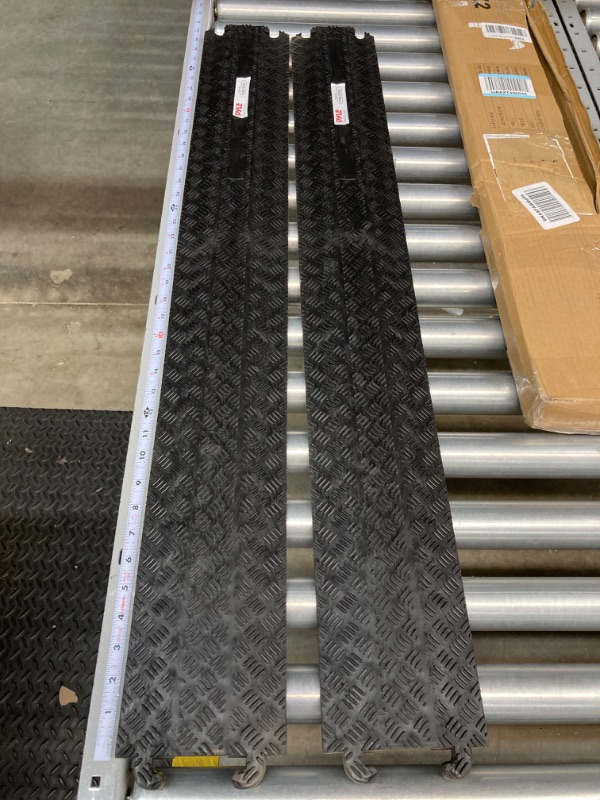 Photo 2 of 2 PCS Thermoplastic Rubber Drop Over Cable Cover Ramp, Heavy Duty 40"x5.5"