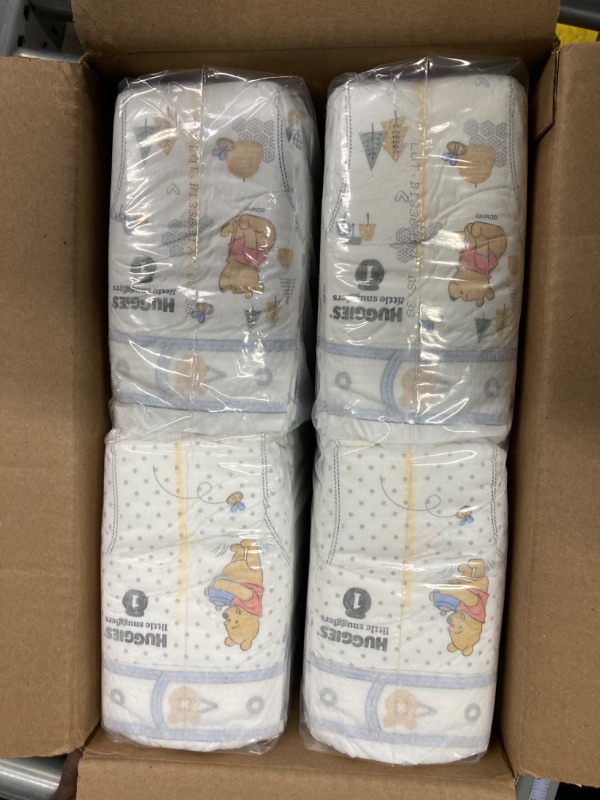 Photo 2 of Baby Diapers Size 1 (8-14 lbs), 84ct, Huggies Little Snugglers Newborn Diapers