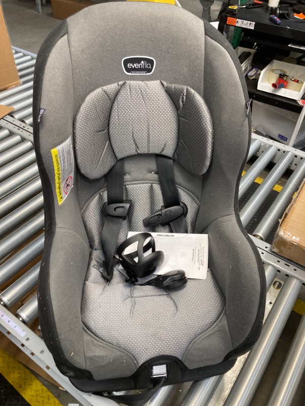 Photo 2 of Evenflo Tribute LX Harness Convertible Car Seat, Solid Print Gray