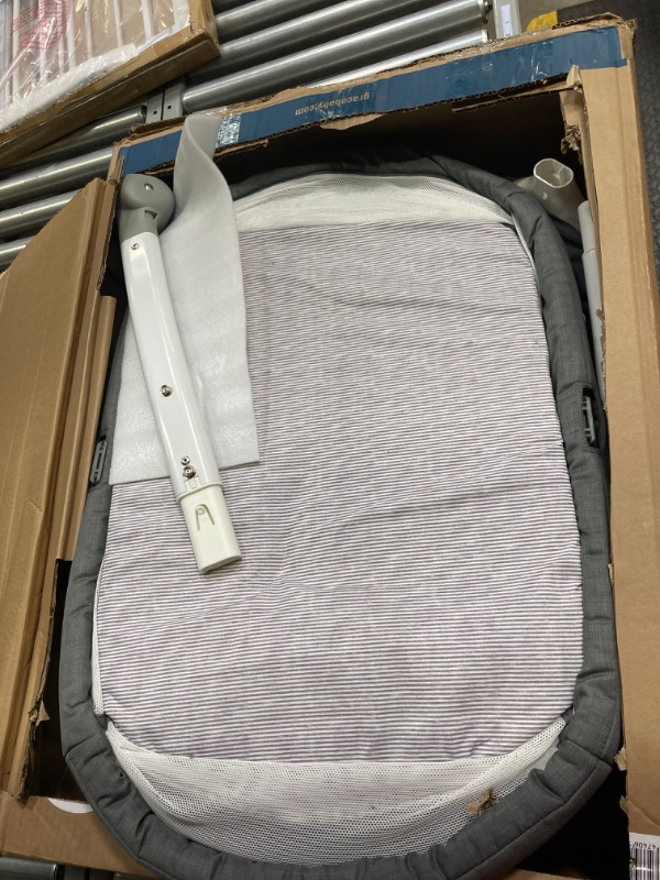 Photo 1 of Graco Sense2Snooze Bassinet with Cry Detection Technology | Baby Bassinet Detects and Responds to Baby's Cries to Help Soothe Back to Sleep, Ellison , 19 D x 26 W x 41 H Inch (Pack of 1) With Cry Detection Ellison