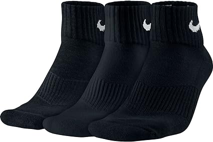 Photo 1 of NIKE Performance Cushion Quarter Training Socks (3 Pairs)