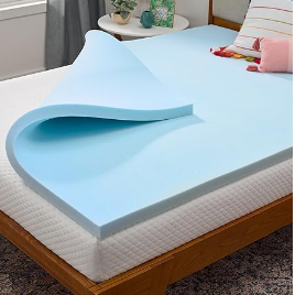 Photo 1 of ***SEE NOTES***  LINENSPA Memory Foam Mattress Topper - 2 Inch Gel Infused Memory Foam - Plush Feel - Cooling and Pressure Relieving - CertiPUR Certified - Dorm Room Essentials - Queen Size
