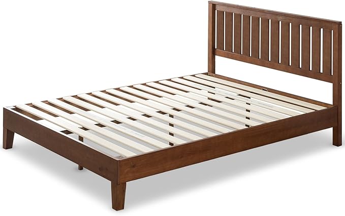 Photo 1 of ****ZINUS Vivek Deluxe Wood Platform Bed Frame with Headboard