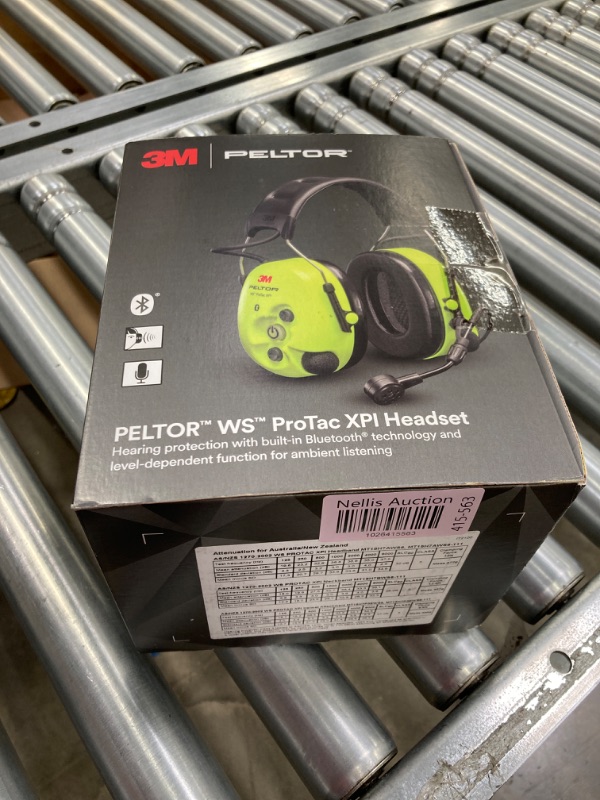 Photo 2 of 3M PELTOR WS ProTac XPI Headset Hard Hat Attached MT15H7P3EWS6