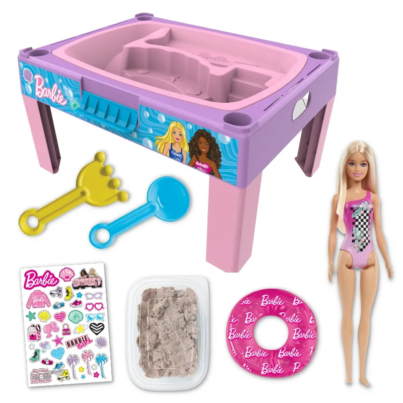 Photo 1 of ***DIFFERENT DOLL AS STOCK PHOTO***  Barbie Beach and Waves Playset, Playset for Children, Glossy Pink, Ages 3+