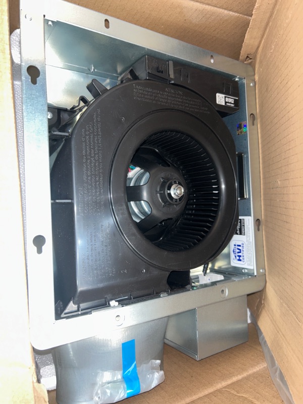 Photo 2 of Panasonic WhisperThin DC LED Pick-A-Flow 80 -100 CFM Ceiling/Wall Bathroom Exhaust Fan, 3-3/8 in. Low Profile Housing