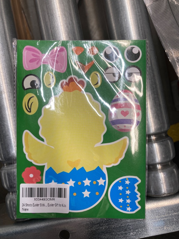 Photo 1 of 24 pcs sheets Easter stickers 