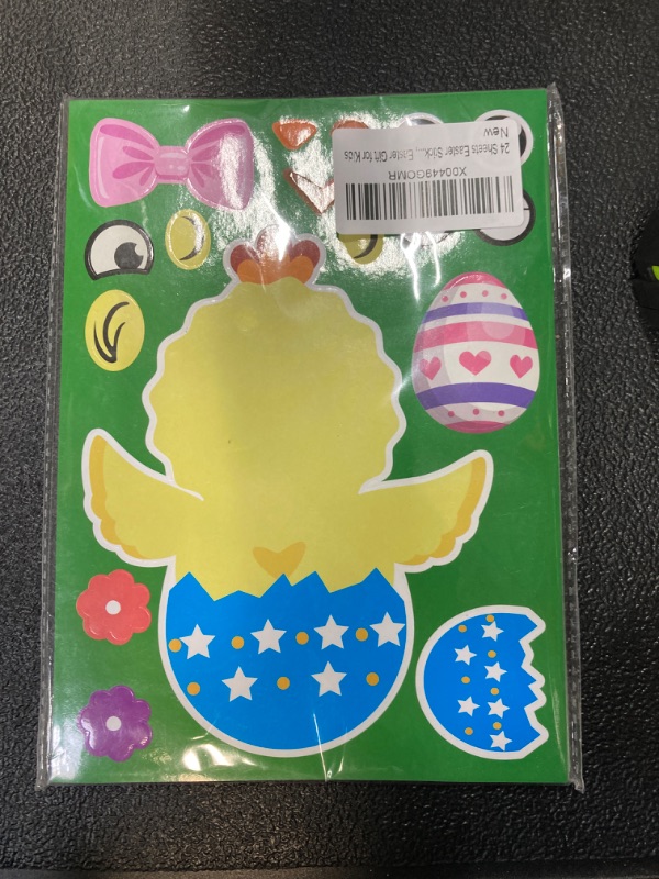 Photo 1 of 24 sheets easter stickers 