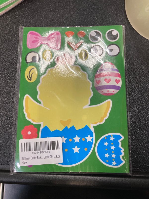 Photo 1 of 24 sheets easter stickers 